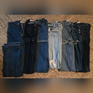 Abercrombie & Fitch Women's Boyfriend Jeans - Blue Collection